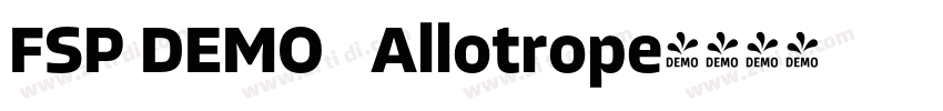FSP DEMO   Allotrope字体转换